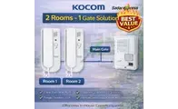 Kocom Audio Door Phone 3-in-1 Deal – 2 Interphones with Outdoor Unit
