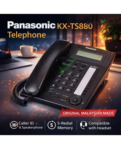 Panasonic KX-TS880 Corded Telephone – Original Malaysia