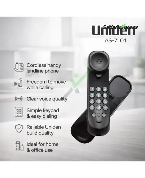 Uniden AS-7101 Cordless (Handy) Landline Phone