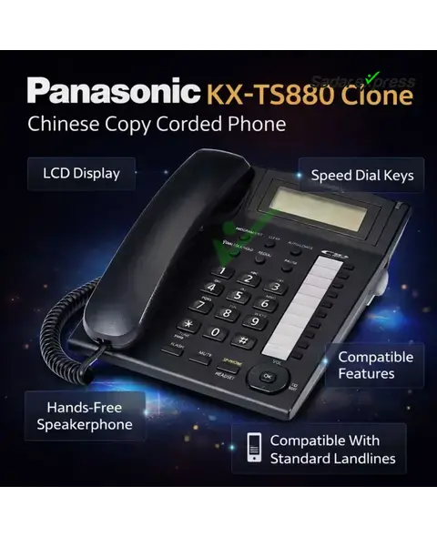 Panasonic KX-TS880 Corded Telephone (China Version – Clone)