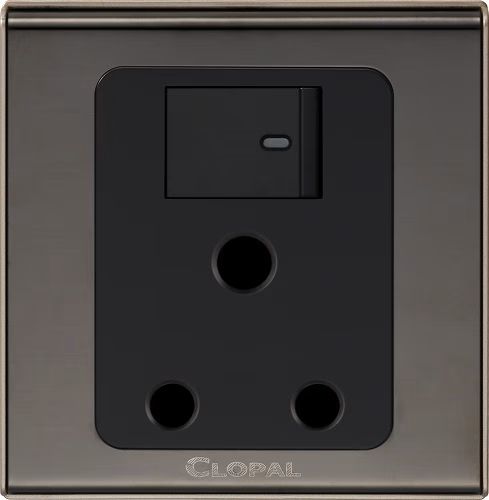 Clopal Power Plug Switch Black Gold 1 Clopal Power Plug Switch Black Gold