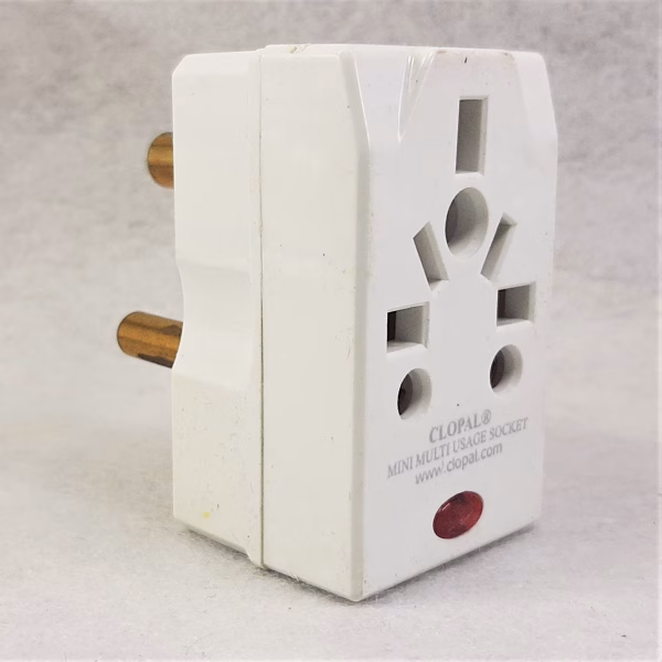Clopal mini multi usage socket 3 pin 2 pin