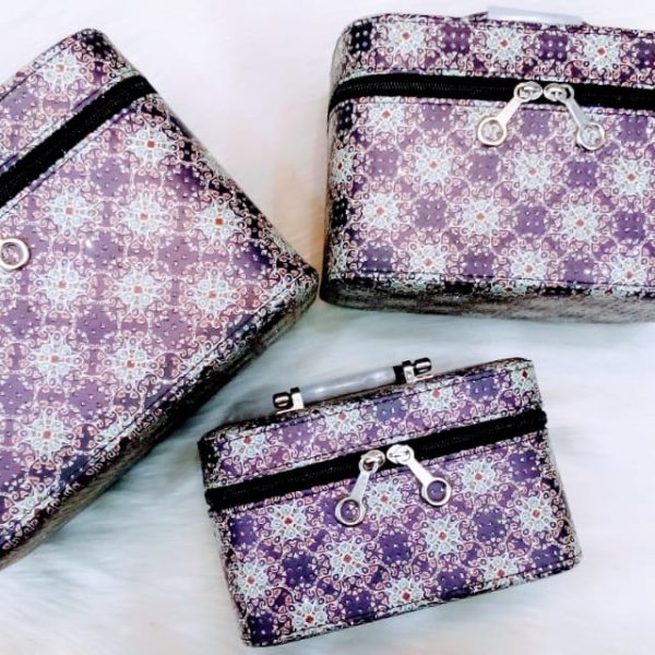 Sindhi Design Glitter Beauty Box 3 in 1 High quality