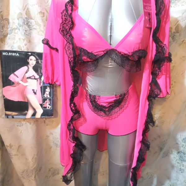 Bridal Sexy Lingerie night suit nighty with panty