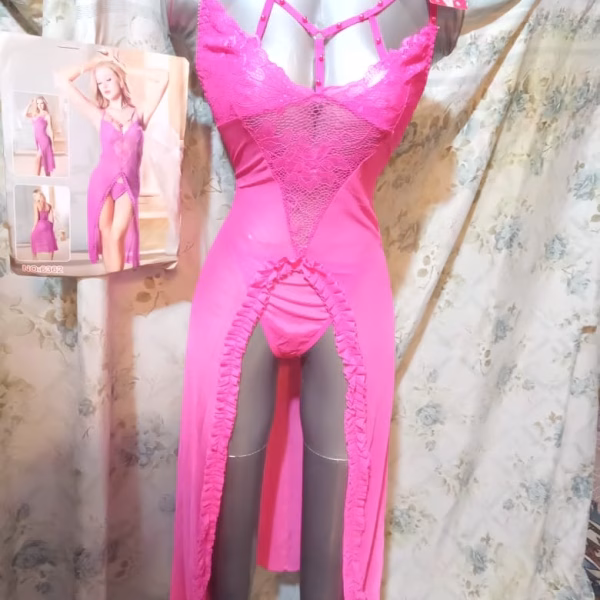 Bridal Sexy Lingerie night suit nighty with panty