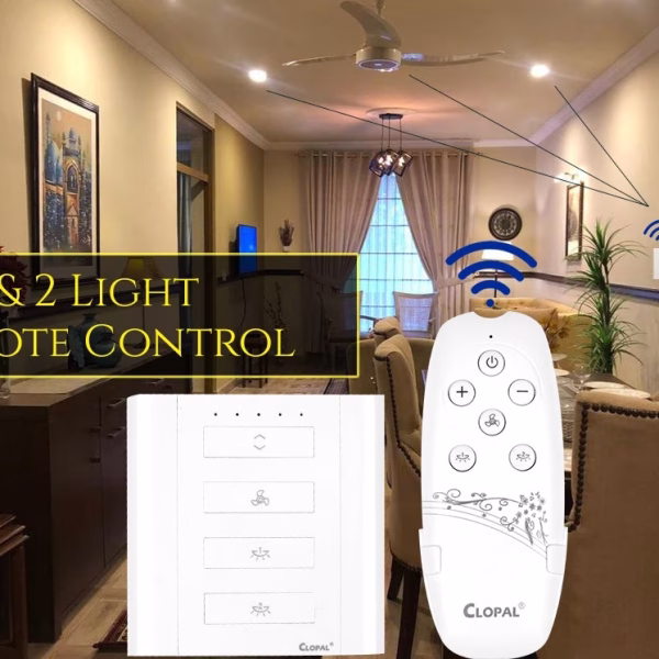 Clopal Remote Switch 4 Channels 220V LIGHTS & FAN