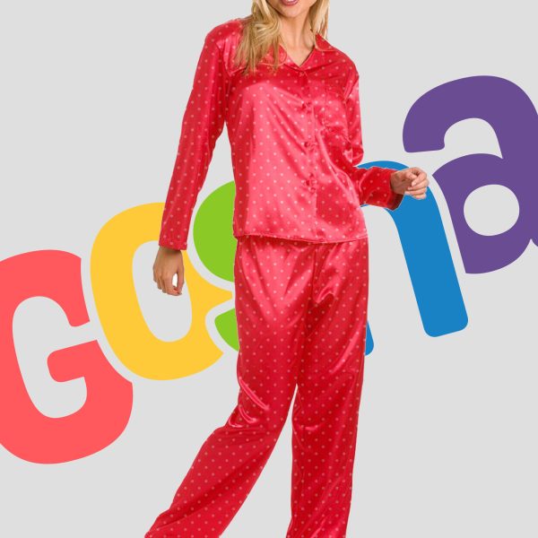 Printed Silk Night suit For Women summer collection