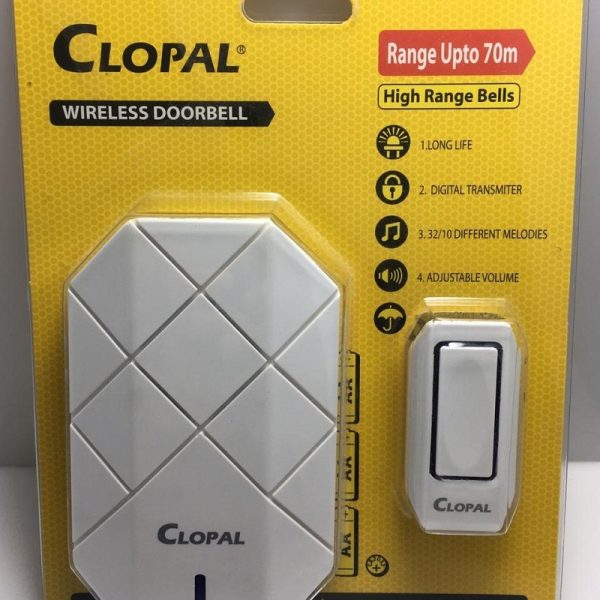 WIRELESS DOOR BELL - LONG RANGE UPTO 70METER
