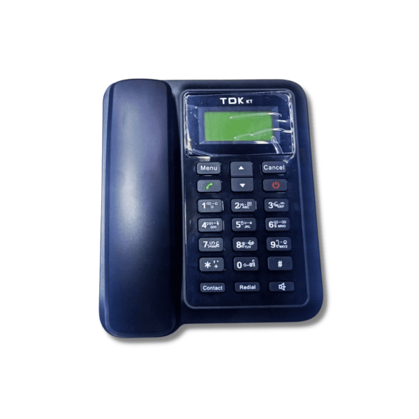 Home Full Width 16 wireless gsm landline phone black TDK 1500+ dual sim